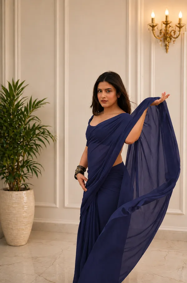 Navy_Blue_Georgette_SAREE_For_WOMEN