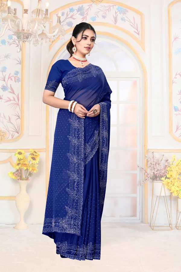 Navy_Blue_Georgette_SAREE_For_WOMEN