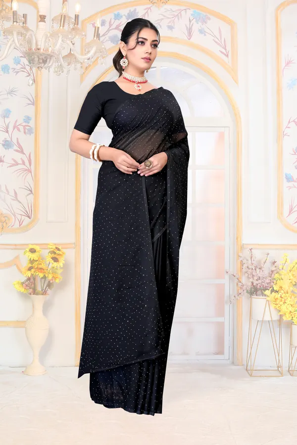 Black_Georgette_SAREE_For_WOMEN