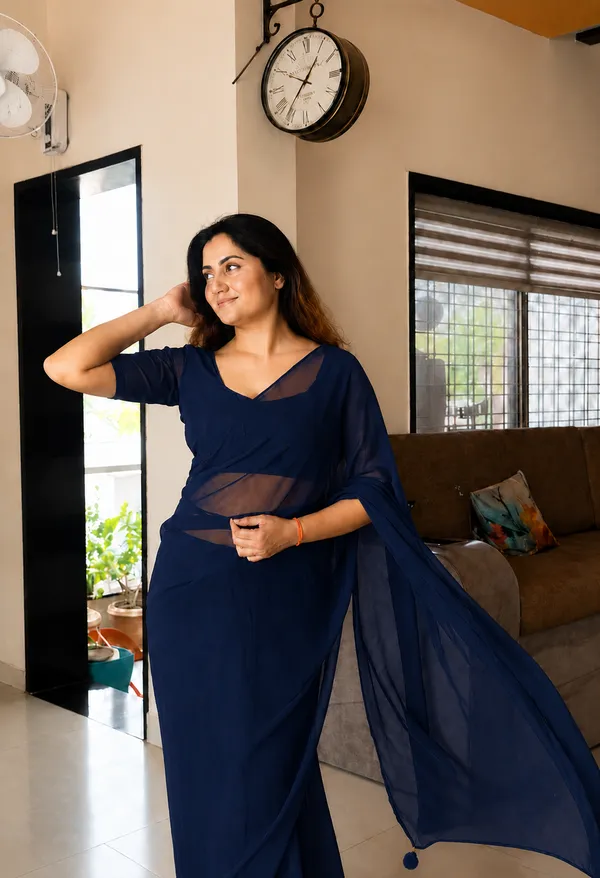 Navy_Blue_Georgette_SAREE_For_WOMEN