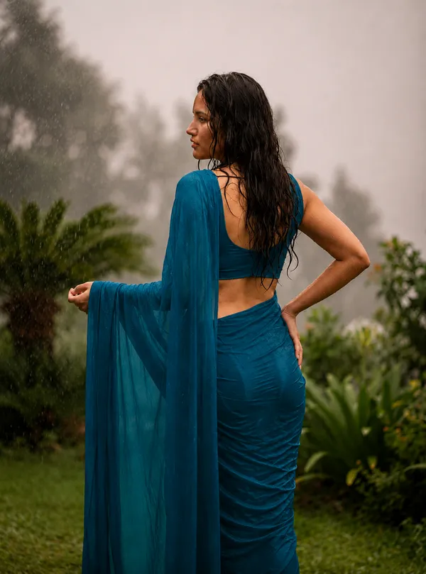 Teal_Blue_Georgette_SAREE_For_WOMEN