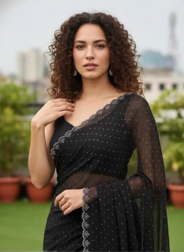 Black_Georgette_SAREE_For_WOMEN