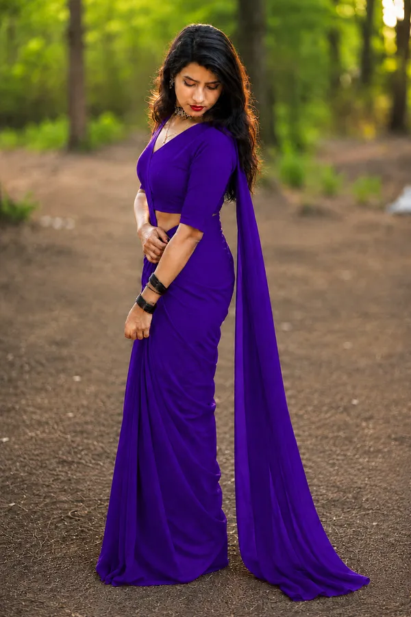 Purple_Georgette_SAREE_For_WOMEN