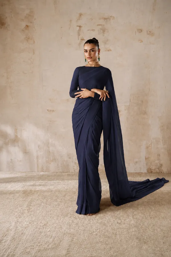 Navy_Blue_Georgette_SAREE_For_WOMEN