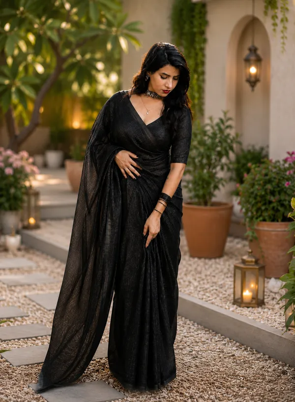 Black_Georgette_SAREE_For_WOMEN