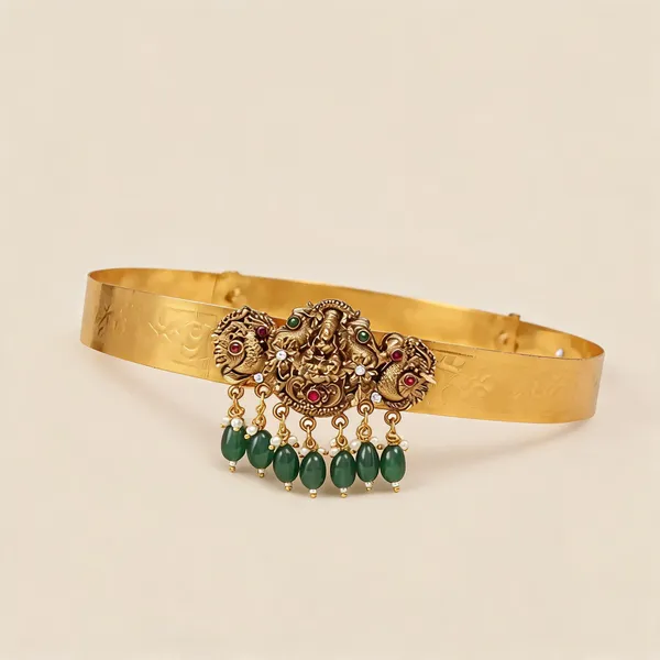 Gold_Alloy_Temple_Red_Green_Stone_Collar_Kamarband_For_Women