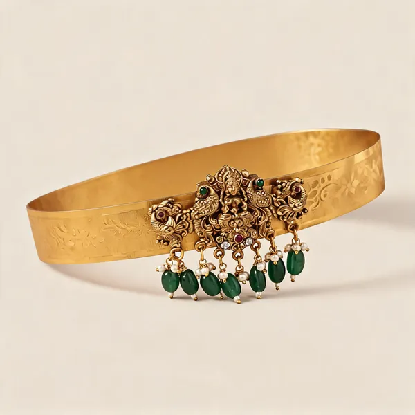 Gold_Alloy_Floral_Deity_Motif_Kamarband_For_Women