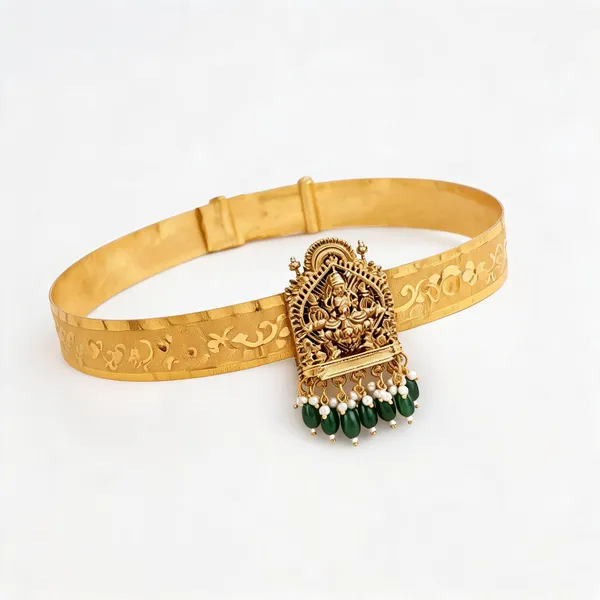 Gold_Alloy_Temple_Goddess_Choker_Kamarband_For_Women