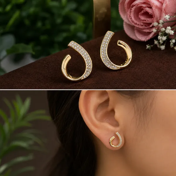Korean_Gold_Plated_Exist_Hoop_Earrings_Cz_Horseshoe_Hoops