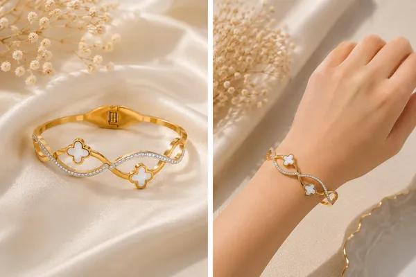 Elegant_Gold_Clover_Crystal_Cuff_Bracelet