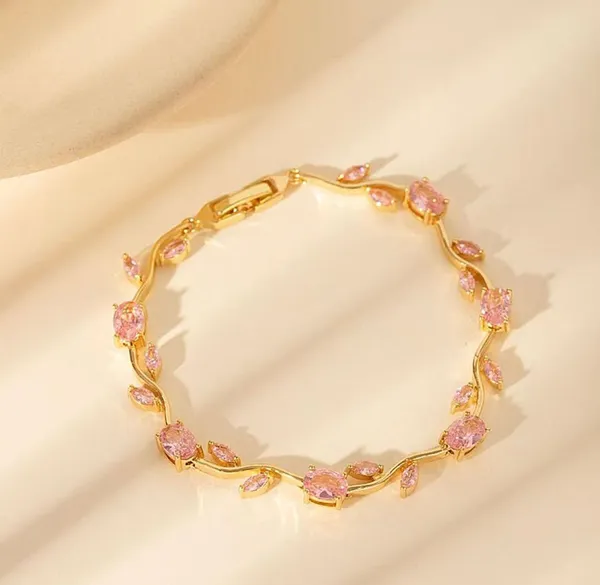 Anti_Tarnish_Tulip_Stainless_Steel_Bracelet_With_Pink_Purple_White_Stones