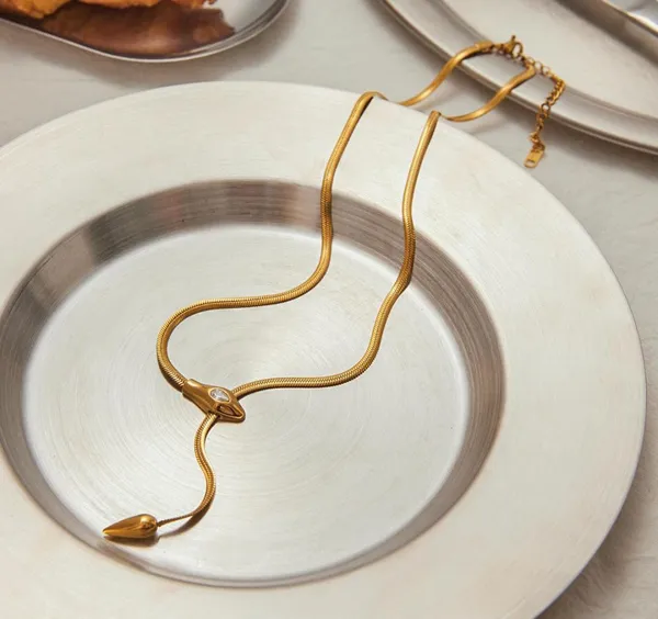 Anti_Tarnish_Adjustable_Snake_Flat_Diamond_Chain_Stainless_Steel_Necklace