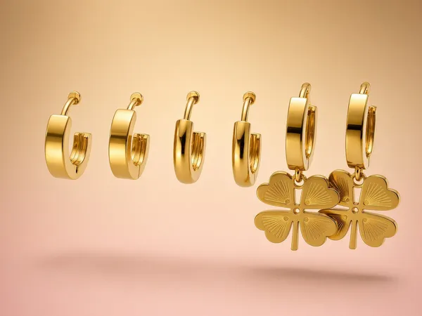 Clover_Bloom_Drop_Hoop_Earrings_Set_Of_3