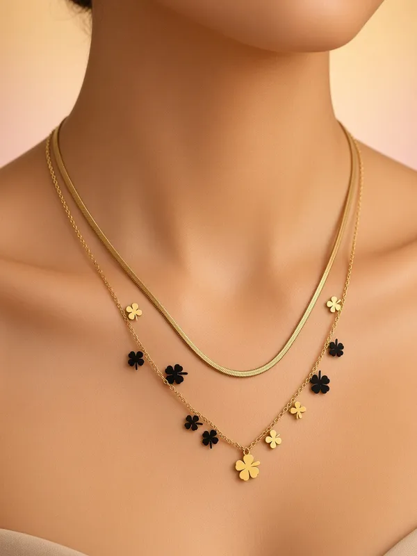 Gold_Clover_Layered_Necklace