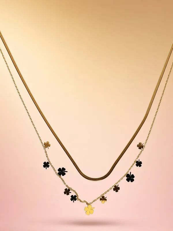 Gold_Clover_Layered_Necklace