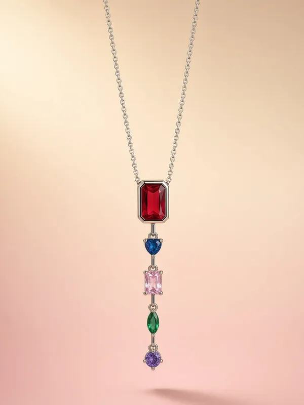 Ruby_Sapphire_Multicolor_Gemstone_Pendant_Necklace_Silver