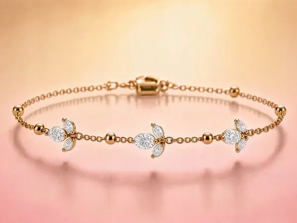 Elegant_Gold_Floral_Cz_Chain_Bracelet_Anti_Tarnish