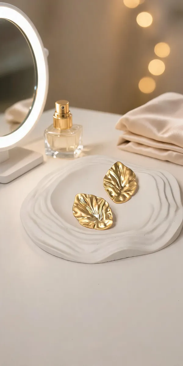 Gold_Stainless_Steel_Gold_Plated_Earring_For_Women