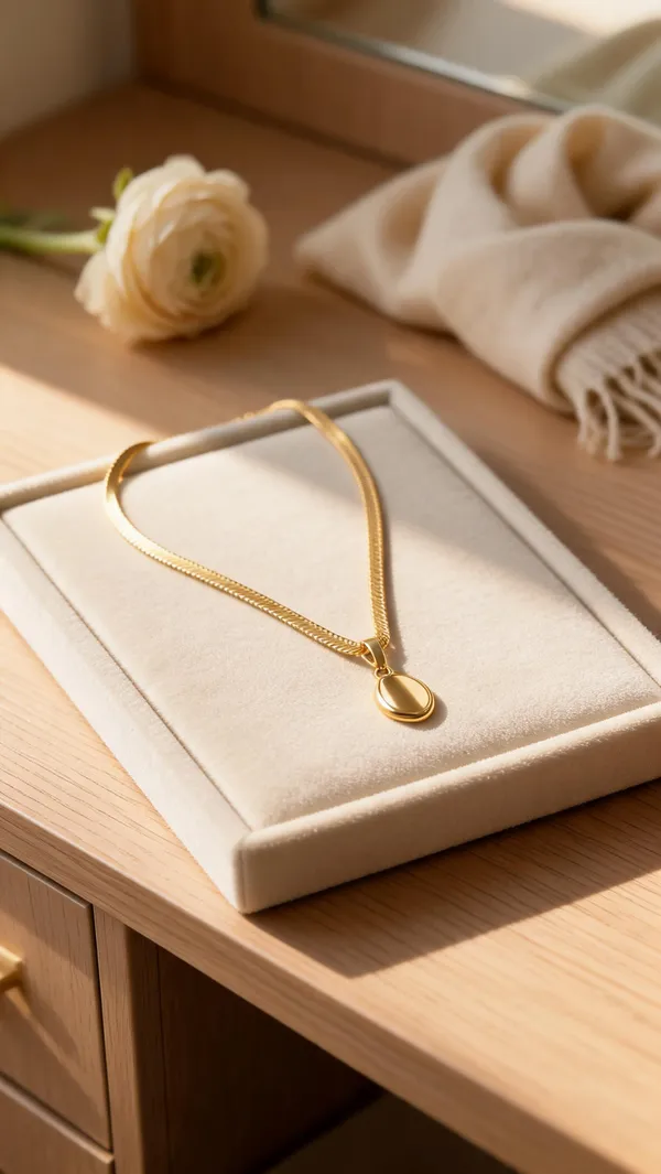 Gold_Stainless_Steel_Gold_Plated_Pendant_For_Women