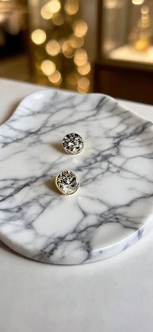 White_Gold_Plated_Stainless_Steel_Earrings_For_Women