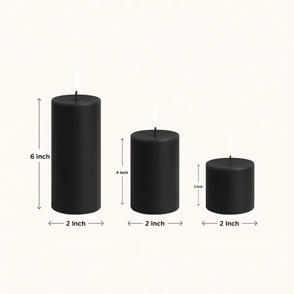 Pillar_Candles_Set_Of_3_2x6_2x4_2x2_In_Smokeless_Dripless_Wax_Candles_For_Home_Event_Decor_Black_Unscented