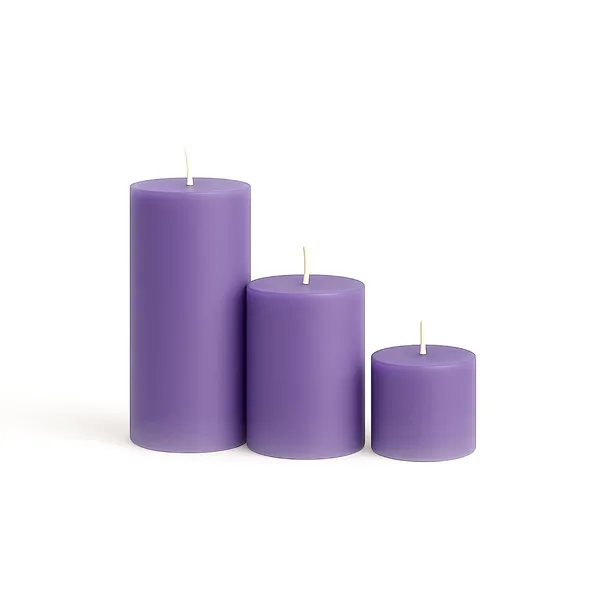 Pillar_Candles_Set_Of_3_2x6_2x4_2x2_In_Smokeless_Dripless_Wax_Candles_For_Home_Event_Decor_Purple_Lavender