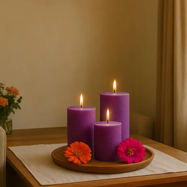 Pillar_Candles_Set_Of_3_2X6_2X4_2X2_In_Smokeless_Dripless_Wax_Candles_For_Home_Event_Decor_Purple_Lavender