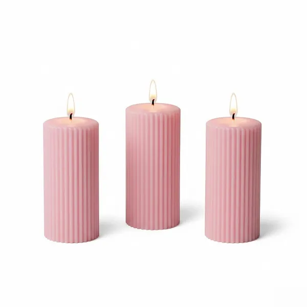 Soy_Wax_Ribbed_Pillar_Candle_Set_Of_3_2x3_Scented_Candles_For_Home_Decor_Spa_Diwali_Wedding_Valentine_X_Mass_Lily