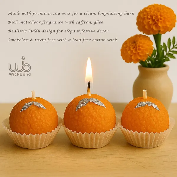 Motichoor_Ladoo_Scented_Candle_Handcrafted_Soy_Wax_Sweet_Aroma_Candle_For_Diwali_Pooja_Gifting_Home_Decor_Realistic_Mithai_Look_Set_Of_12