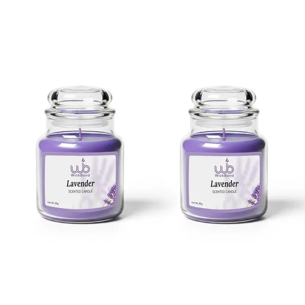 Soy_Wax_Scented_Candle_Set_In_Cookie_Jars_2_Pack_85g_Each_24_Hour_Burn_Smokeless_Handcrafted_Ideal_Gift_Set_Lavender