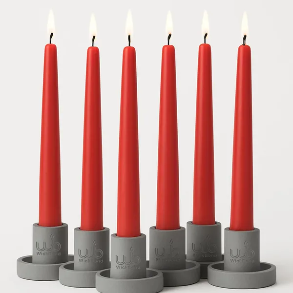 10_Soy_Wax_Taper_Candles_Pack_Of_6_Dripless_Smokeless_Long_Burn_Elegant_For_Dinner_Wedding_Home_Decor_Rose