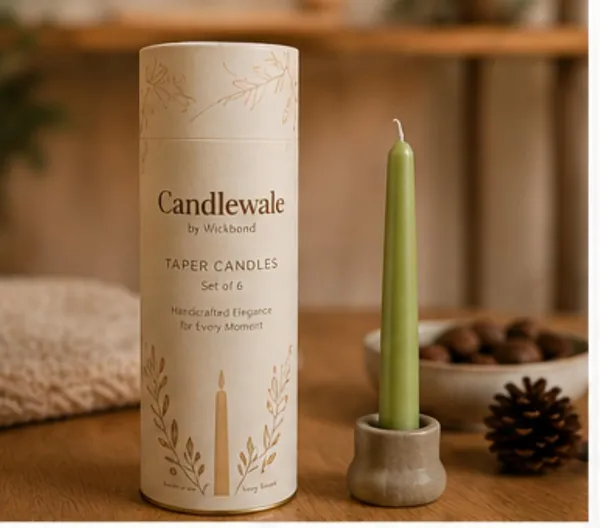 10_Soy_Wax_Taper_Candles_Pack_Of_6_Dripless_Smokeless_Long_Burn_Elegant_For_Dinner_Wedding_Home_Decor_Mint