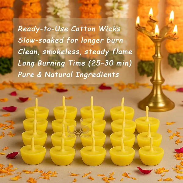 Ghee_Diya_Batti_Cotton_Wicks_100g_Pure_Cow_Ghee_Pack_Of_2
