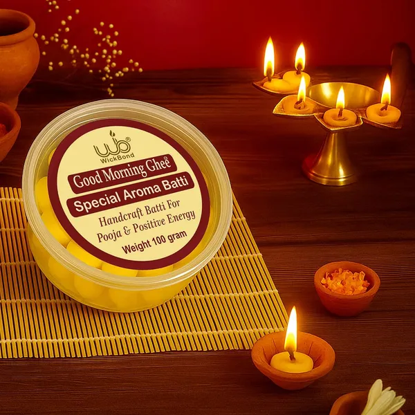 Cow_Ghee_Diya_Batti_100_Pre_Soaked_Cotton_Wicks_Wax_Free_Ready_To_Use_Long_Burning_Ghee_Wick_For_Puja_Aarti_Diwali_Havan_Rituals_Mandir_Use_Pack_Of_1_100