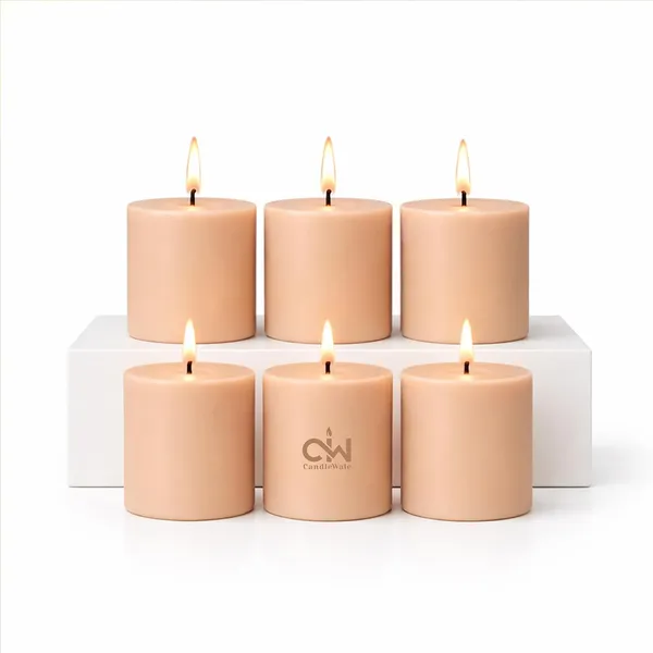 Pillar_Candles_Set_Of_6_Dripless_Smokeless_Odourless_Wax_Decorative_Candles_For_Home_Decor_Wedding_Party_Use_30_Hours_Long_Burning_Size_2_X_2_Inch_Sandalwood_Vanilla_Harmony