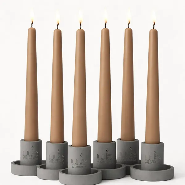10_Soy_Wax_Taper_Candles_Pack_Of_6_Dripless_Smokeless_Long_Burn_Elegant_For_Dinner_Wedding_Home_Decor_Wood