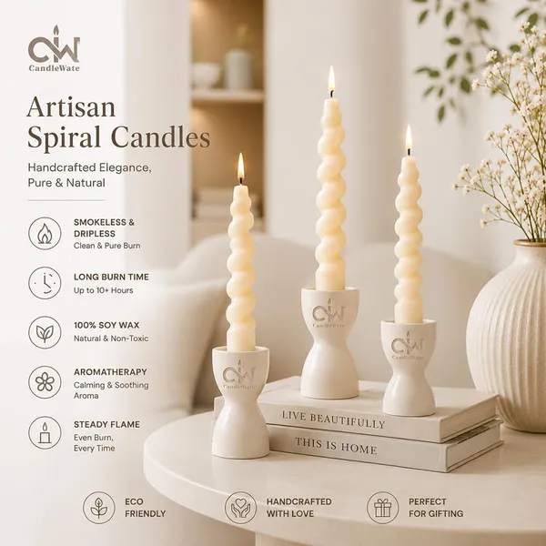 Spiral_Twist_Candles_Pack_Of_5_Soy_Wax_Taper_Smokeless_Dripless_Candles_For_Home_Decor_Gifting_Lavender