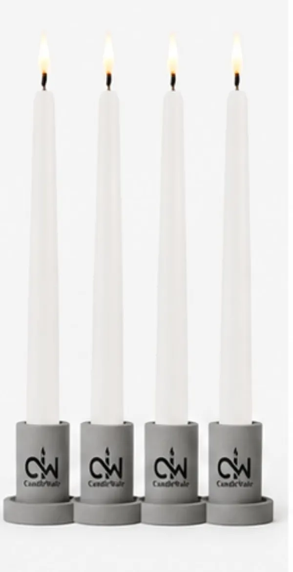 Product_Summary_Taper_Candles_10_Inch_Pack_Of_4_Dripless_Smokeless_Long_Burn_Elegant_For_Dinner_Wedding_Home_Decor_White