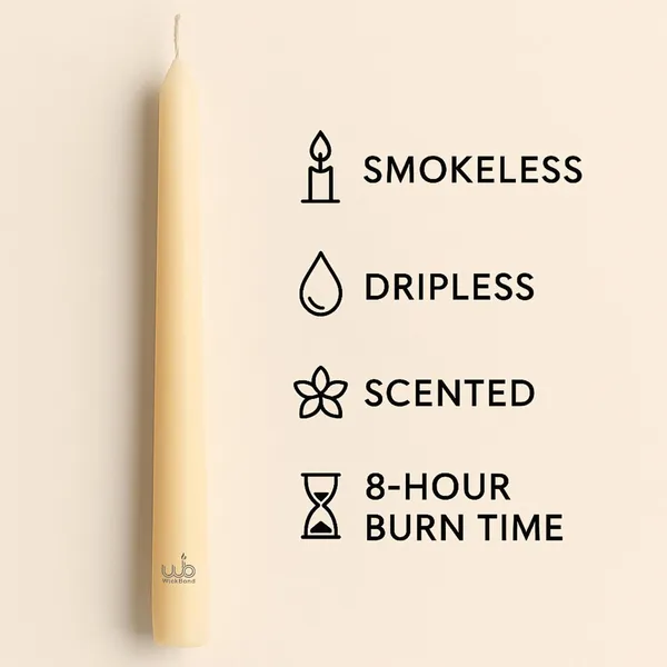 Taper_Candles_10_Inch_Pack_Of_4_Dripless_Smokeless_Long_Burn_Elegant_For_Dinner_Wedding_Home_Decor_White