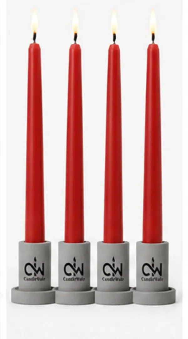 Taper_Candles_10_Inch_Pack_Of_4_Dripless_Smokeless_Long_Burn_Elegant_For_Dinner_Wedding_Home_Decor_Red