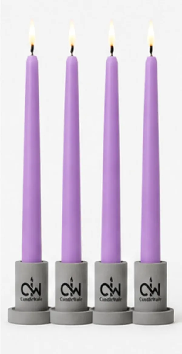 Taper_Candles_10_Inch_Pack_Of_4_Dripless_Smokeless_Long_Burn_Elegant_For_Dinner_Wedding_Home_Decor_Purple