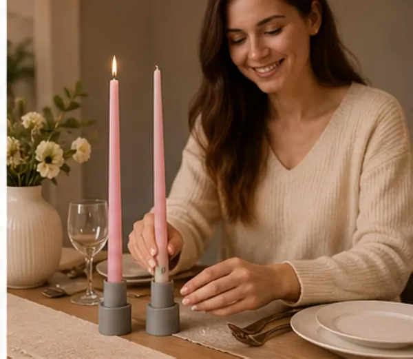 Taper_Candles_10_Inch_Pack_Of_4_Dripless_Smokeless_Long_Burn_Elegant_For_Dinner_Wedding_Home_Decor_Pink