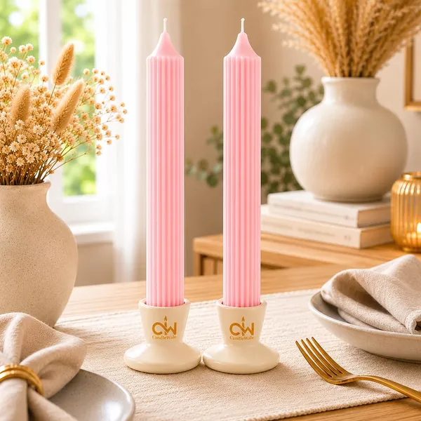 Ribbed_Taper_Candles_Set_Of_2_Natural_Wax_Blend_Smokeless_Clean_Burn_10_Hour_Burn_Time_Decorative_Dinner_Candles_For_Home_Decor_Weddings_Dining_Tables_Gifting_Lily_Bloom