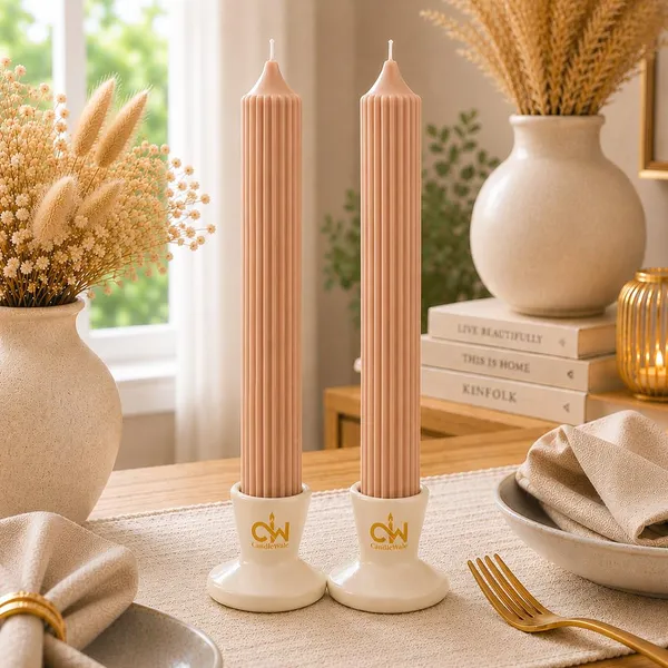 Ribbed_Taper_Candles_Set_Of_2_Natural_Wax_Blend_Smokeless_Clean_Burn_10_Hour_Burn_Time_Decorative_Dinner_Candles_For_Home_Decor_Weddings_Dining_Tables_Gifting_Sandalwood