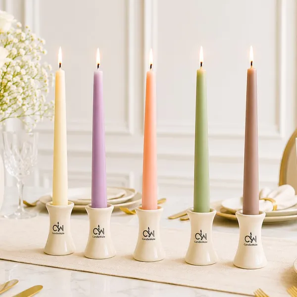 10_Inch_Soy_Wax_Blend_Taper_Candles_Pack_Of_6_Dripless_Smokeless_Long_Burn_Dinner_Candles_For_Wedding_Home_Decor_Peach_Blossom