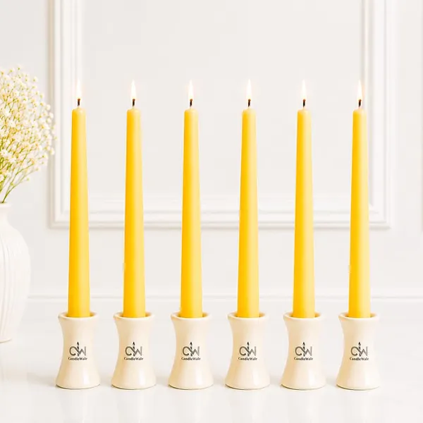 10_Inch_Soy_Wax_Blend_Taper_Candles_Pack_Of_6_Dripless_Smokeless_Long_Burn_Dinner_Candles_For_Wedding_Home_Decor_Lemon