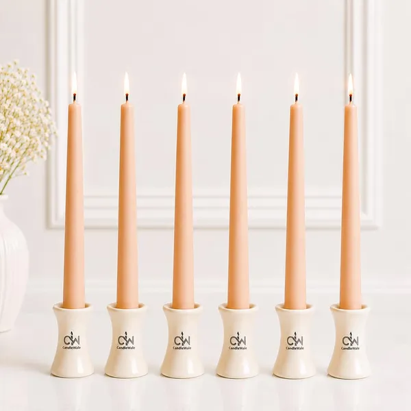 10_Inch_Soy_Wax_Blend_Taper_Candles_Pack_Of_6_Dripless_Smokeless_Long_Burn_Dinner_Candles_For_Wedding_Home_Decor_Sandalwood