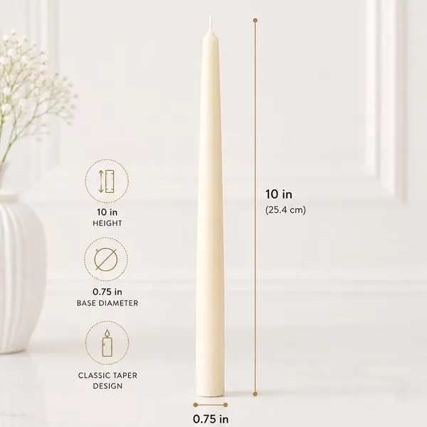10_Inch_Soy_Wax_Blend_Taper_Candles_Pack_Of_6_Dripless_Smokeless_Long_Burn_Dinner_Candles_For_Wedding_Home_Decor_French_Vanilla