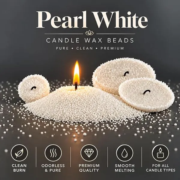 Pearl_Sand_Wax_Candle_Making_Wax_Powder_with_20_Wick_Pink