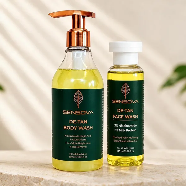 Sensova_De-Tan_Face_And_Body_Wash_Set